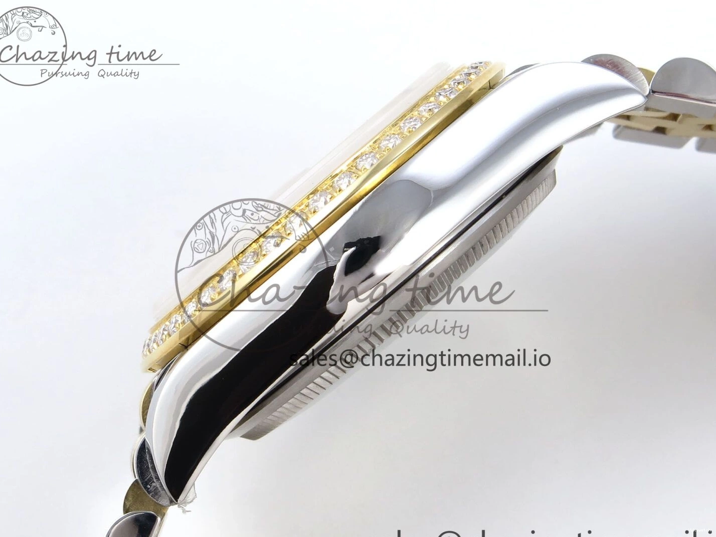 31 Best Jubilee Edition JARF 904L Silver on Bracelet DateJust SS 278383RBR YG Dial Roman Steel Diamonds HZ2236 1:1 1219